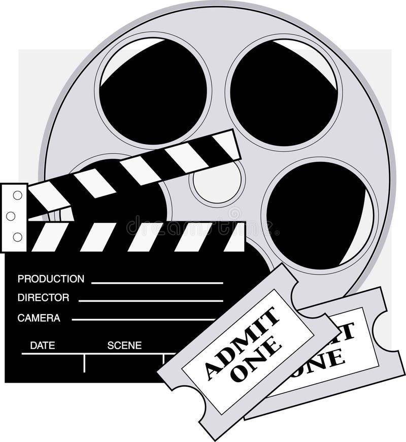 Film-Karten lizenzfreie abbildung Film-Karten lizenzfreie abbildung