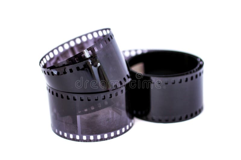 Film Negative on White Background Stock Image Image of photographer
