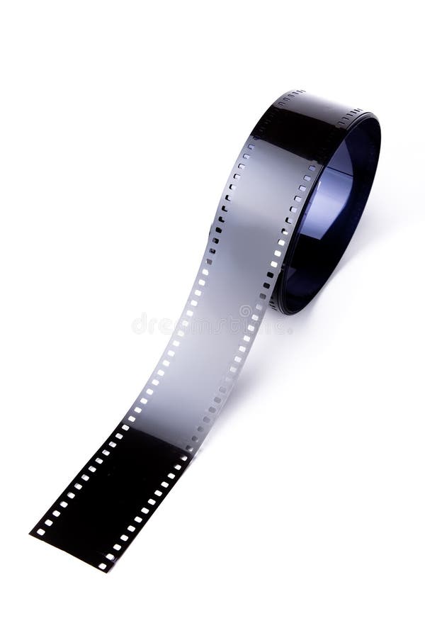 35mm Classic Negative Film Roll Isolated Stock Image Image of 35mm