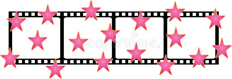 Film shape with stars