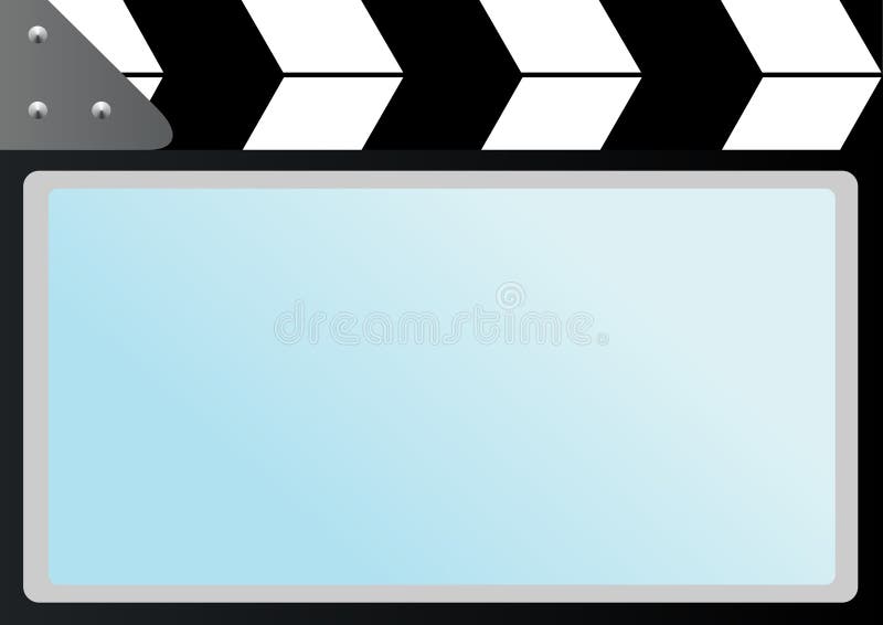 Film with slapstick cinema screen
