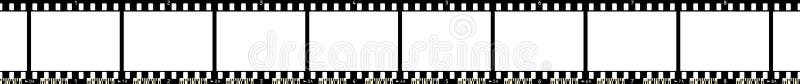 Film strip x 8 royalty free illustration