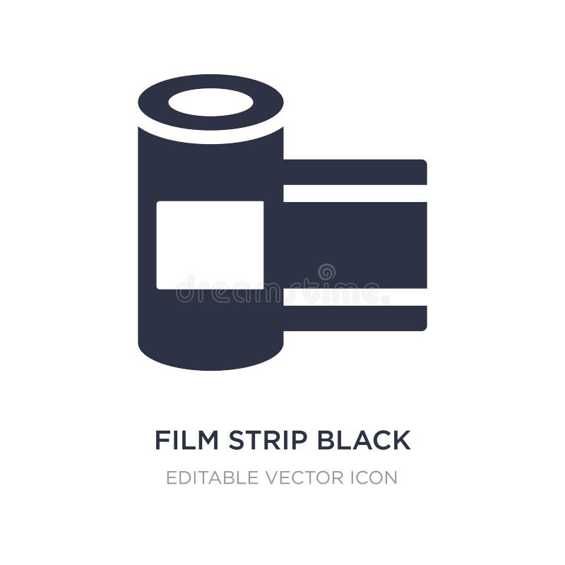 film strip black icon on white background. Simple element illustration from Cinema concept royalty free illustration film strip black icon on white background. Simple element illustration from Cinema concept royalty free illustration