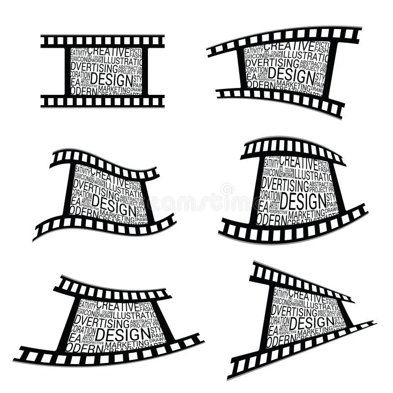 Film Tape Art Design Vector Stock Vector Illustration of digital