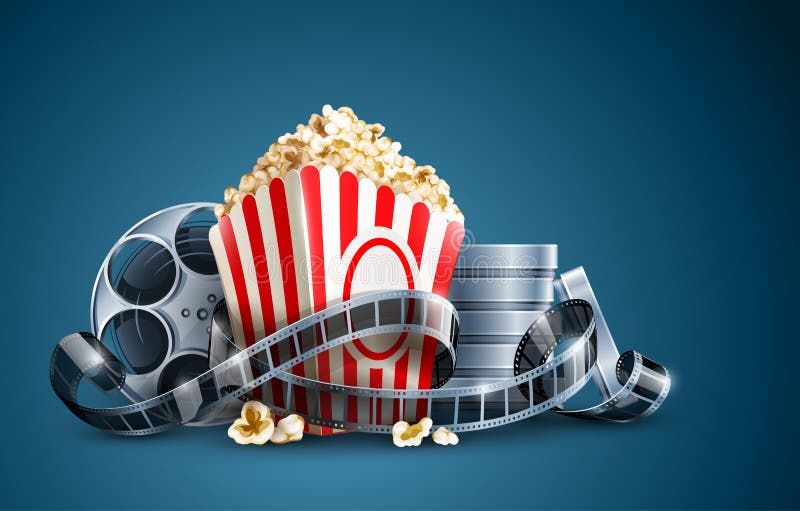 Filmbandspule und -popcorn