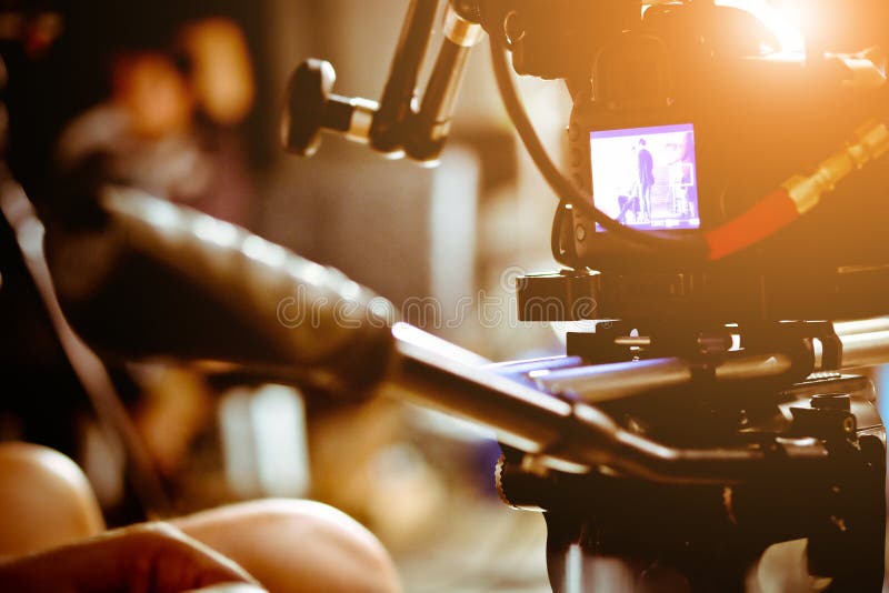 Filmbemanning stock afbeelding Filmbemanning stock afbeelding