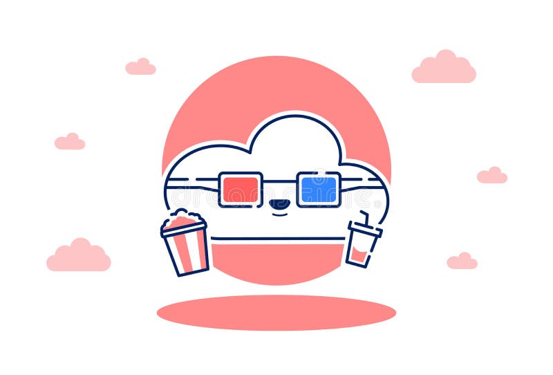 Ilustração Da Consola De Jogos De Vídeo Com Jogo Em Nuvem Fofo. Tecnologia  De Plataforma De Streaming De Jogos Na Nuvem Da Interne Ilustração do Vetor  - Ilustração de consola, cartoon: 204126981
