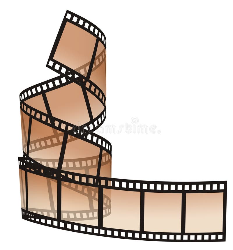 Filmstrip illustration stock Filmstrip illustration stock