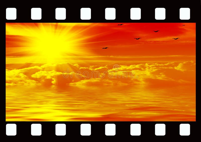 Filmstrip illustration stock Filmstrip illustration stock