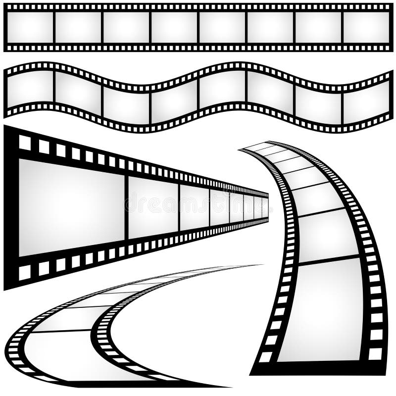 Filmstrip illustration stock Filmstrip illustration stock