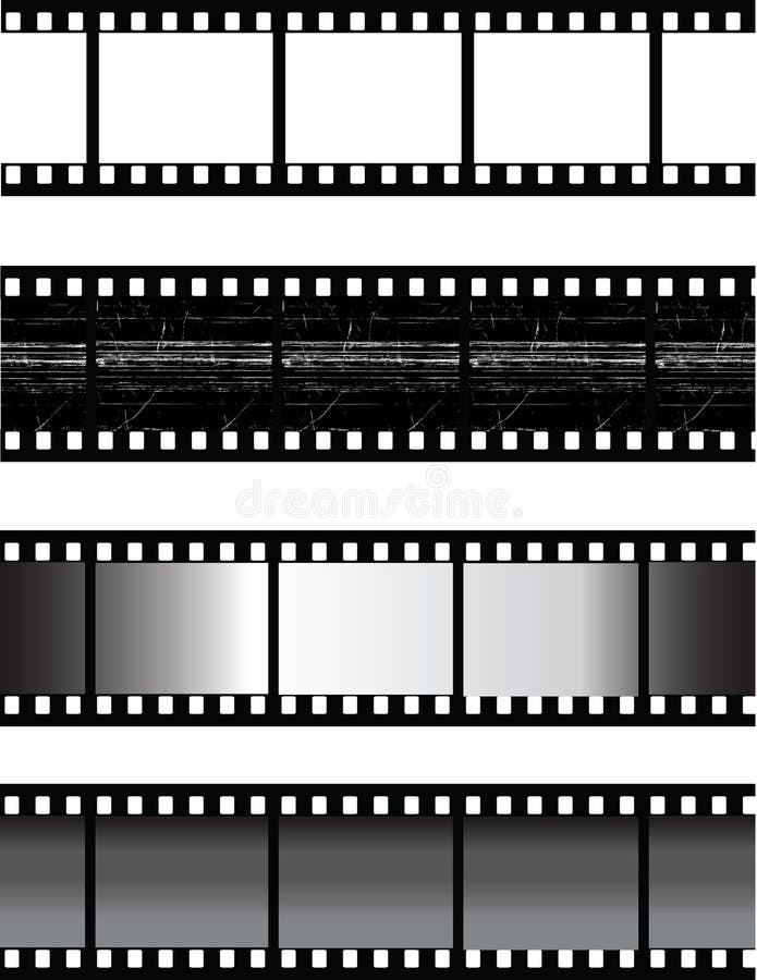 Filmstrip de vecteur illustration stock Filmstrip de vecteur illustration stock