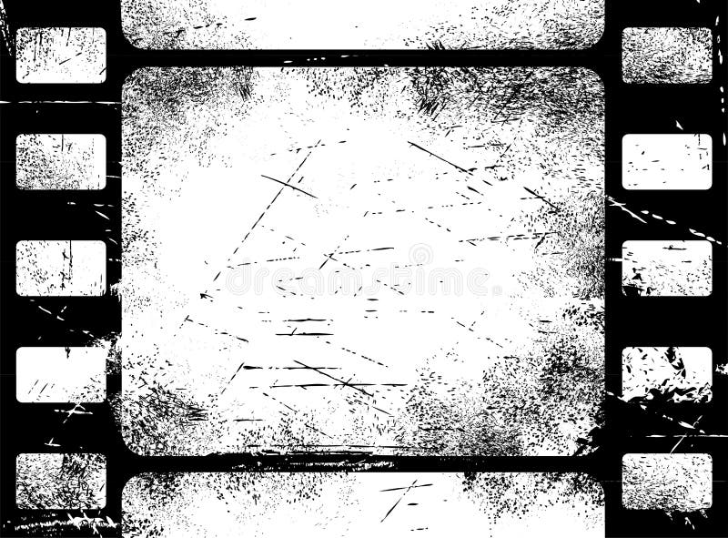 Filmstrip grunge illustration libre de droits Filmstrip grunge illustration libre de droits