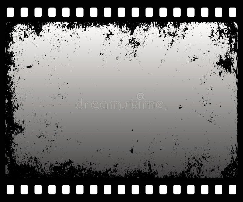 Filmstrip grunge illustration stock Filmstrip grunge illustration stock
