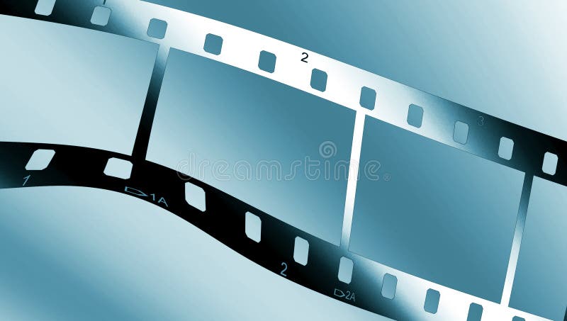 Filmstrip métallique illustration stock Filmstrip métallique illustration stock