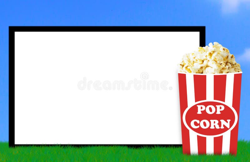 Filmu i popkornu pojęcie obraz royalty free Filmu i popkornu pojęcie obraz royalty free