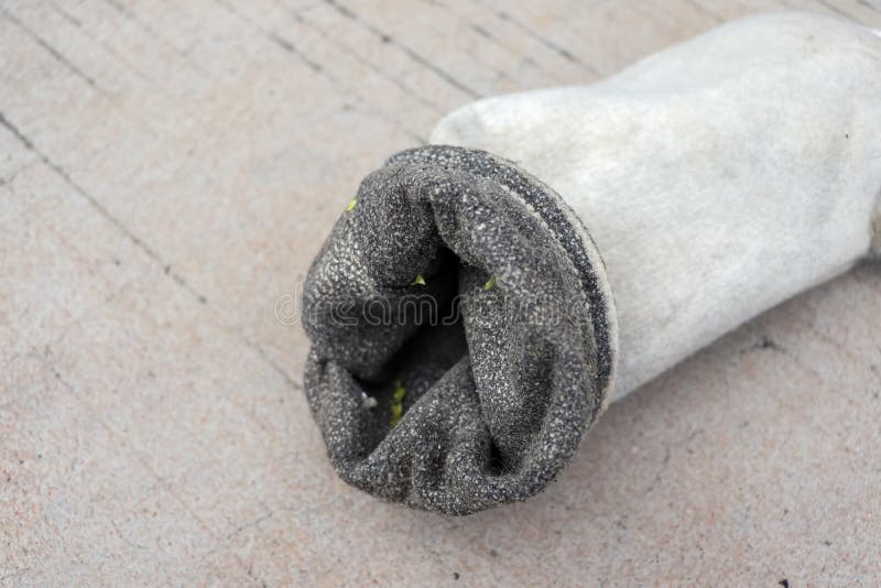 The Filter Cloth is Black Inside Stock Photo Image of used