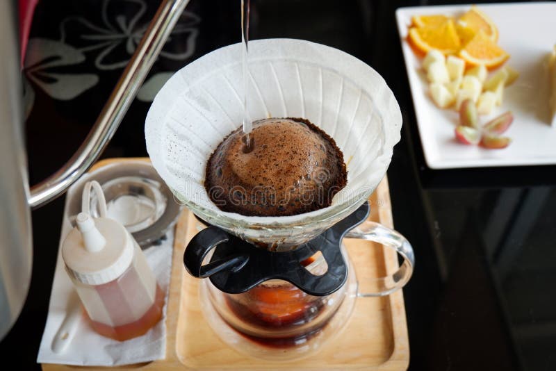 Filter drip coffee stock image. Image of freshness, aroma 92501985