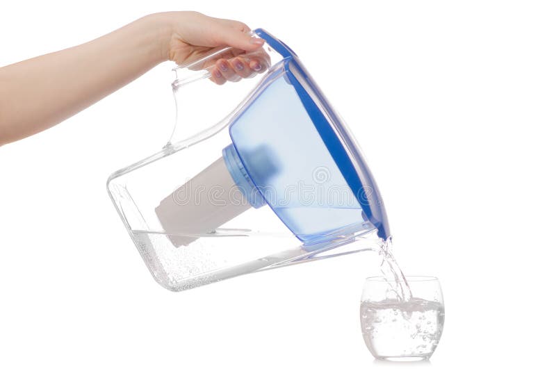 Filter für Wasserglas lizenzfreie stockbilder Filter für Wasserglas lizenzfreie stockbilder
