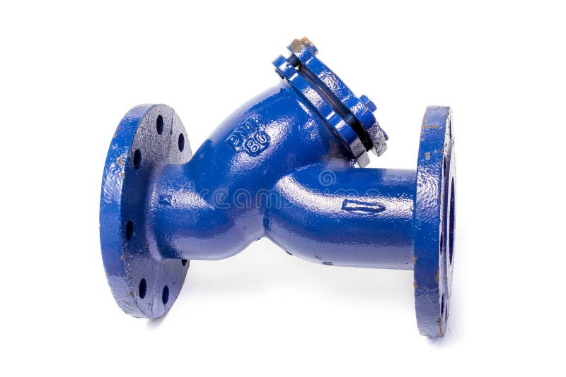 Filtro da acqua con le flange immagine stock libera da diritti Filtro da acqua con le flange immagine stock libera da diritti