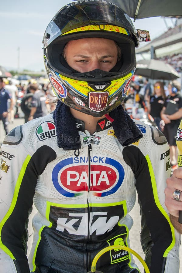 Driver Nicolo Bulega. Team Calvo Editorial Photography - Image of ...