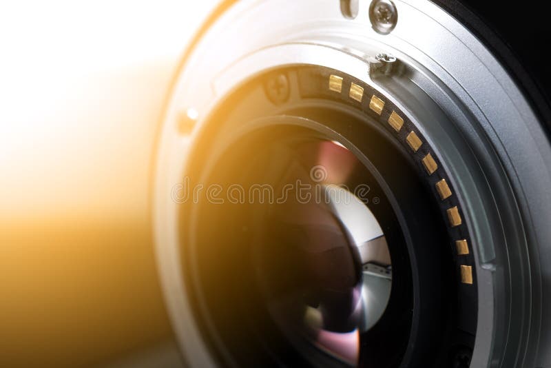 Digital Camera lens close up. concept of photographic and digital camera lens. Digital Camera lens close up. concept of photographic and digital camera lens