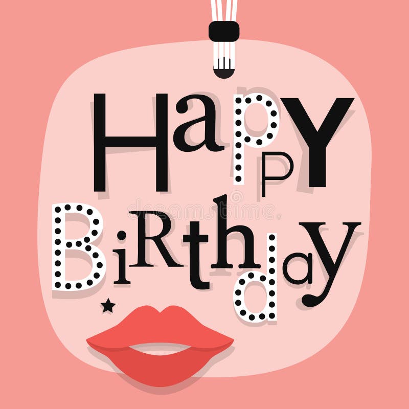 Fin Abstraite D Accrocher Le Message De Joyeux Anniversaire Avec Des Levres De Femme Sur L Etiquette Rose De Cadeau Illustration De Vecteur Illustration Du Femme Avec Fin Abstraite D Accrocher Le Message De Joyeux Anniversaire Avec Des Levres De Femme Sur L Etiquette Rose De Cadeau Illustration De Vecteur Illustration Du Femme Avec