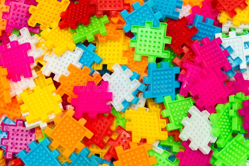 Fin colorée de puzzle denteux image stock Fin colorée de puzzle denteux image stock