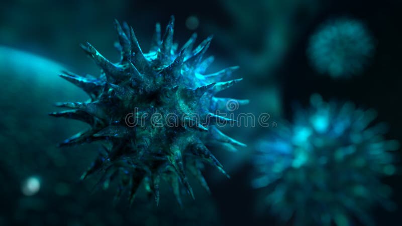 Fin d'extrémité de virus illustration de vecteur