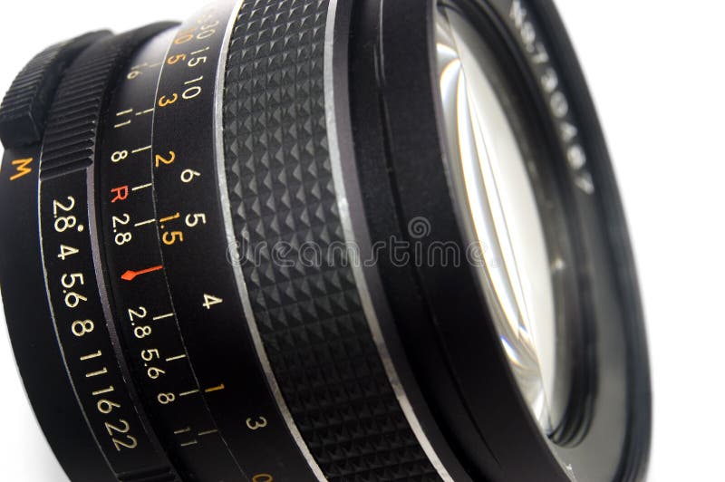 Fin de lentille de photographie vers le haut photo stock Fin de lentille de photographie vers le haut photo stock