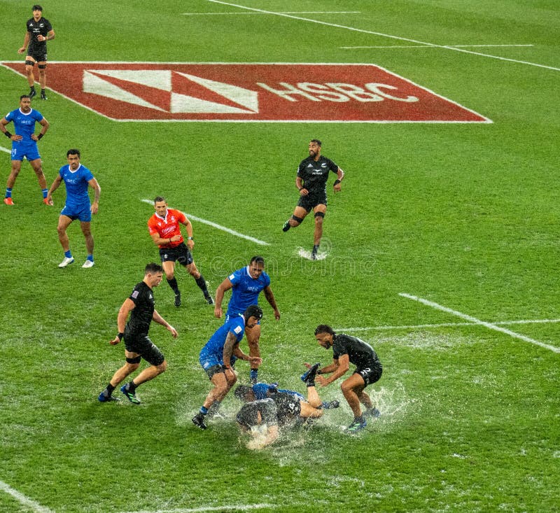 Final Do Campeonato Mundial De Rugby Sevens Na Cidade Do Cabo Em Dezembro  De 2022 Foto Editorial - Imagem de final, fornos: 266517931