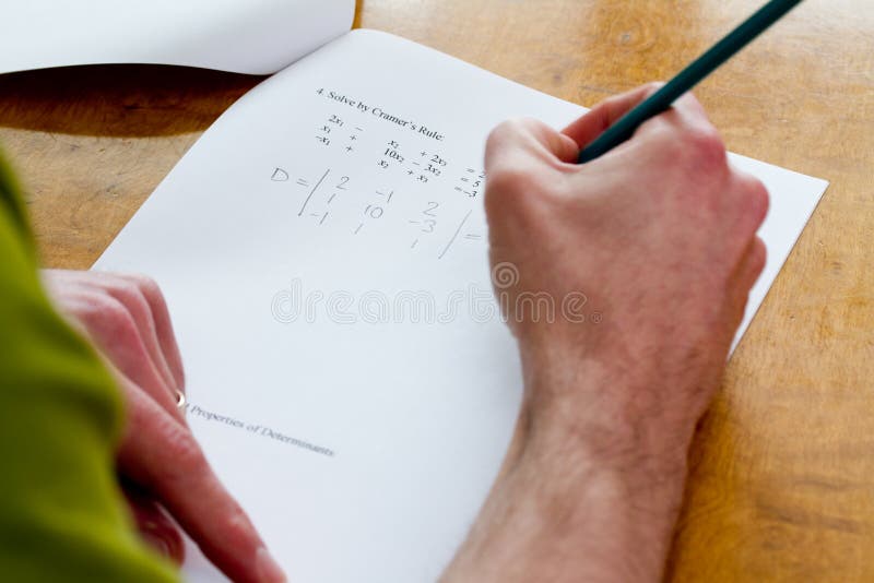 Final exam royalty free stock photos