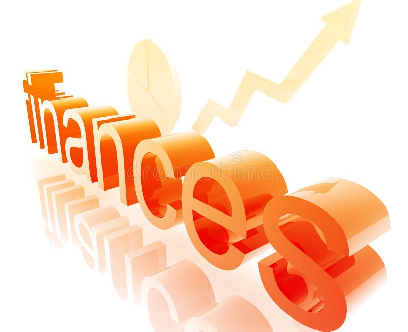 Finance economy improving vector illustration
