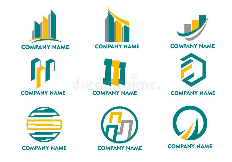 FINANCE LOGO IDEAS Collections Stock Vector - Illustration of flat ...