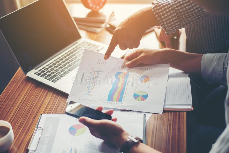 Financial,accounting,investment advisor consulting with her team royalty free stock images Financial,accounting,investment advisor consulting with her team royalty free stock images