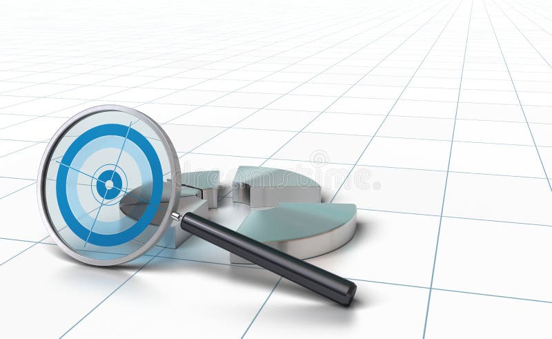 Financial analysis vector illustration