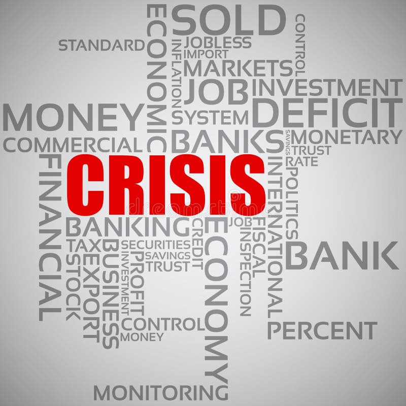 Financial Crisis Concept