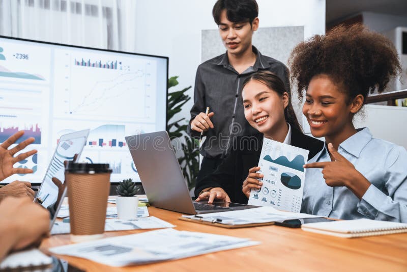 Financial dashboard data display on laptop screen. Concord stock photos