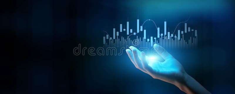 Financial Data Analysis and Stock Market Visualization stock photo
