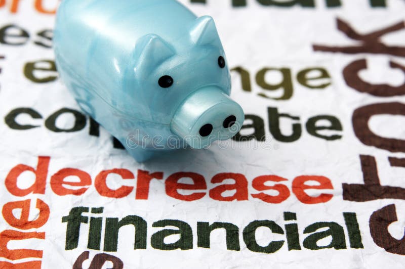 Close up of Financial decrease concept. Cost price decrease stock images, royalty-free photos and pictures