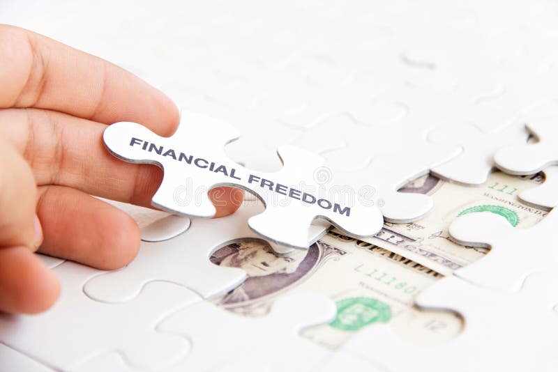 Financial freedom concept