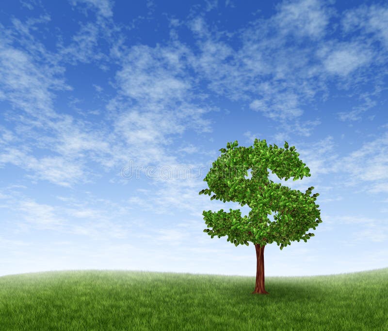 Financial Growth royalty free illustration Financial Growth royalty free illustration