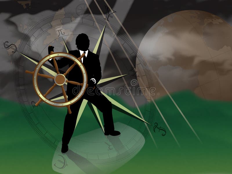 Financial Storm royalty free illustration Financial Storm royalty free illustration