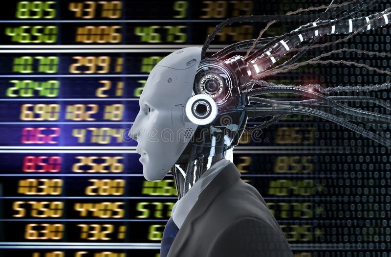 Financieel technologieconcept stock foto Financieel technologieconcept stock foto