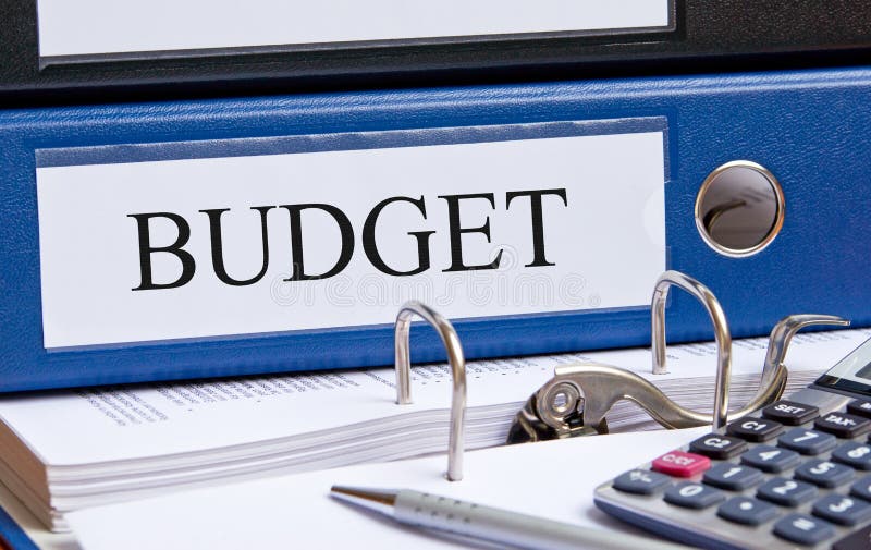 Finansiell budget arkivbilder Finansiell budget arkivbilder