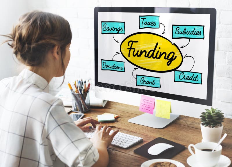 Finansiering Grant Donation Diagram Concept arkivfoton Finansiering Grant Donation Diagram Concept arkivfoton