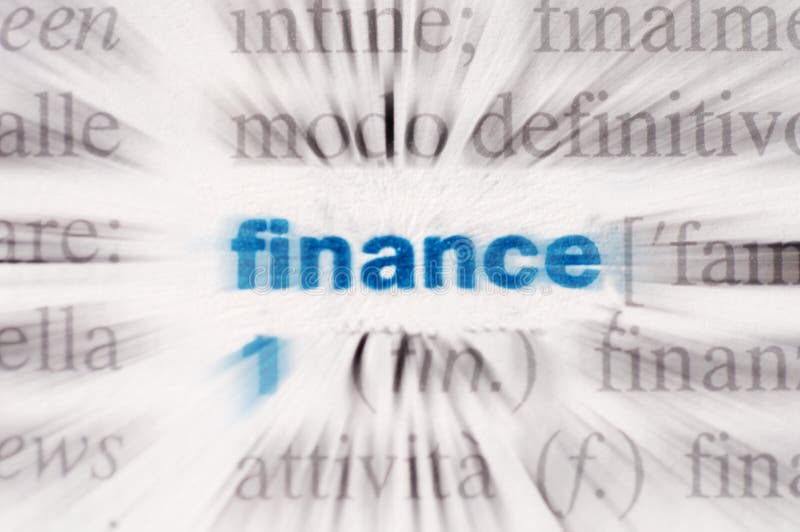 Finanzas de la palabra fotografía de archivo libre de regalías Finanzas de la palabra fotografía de archivo libre de regalías
