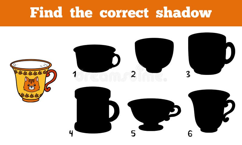 Find the correct shadow, cup