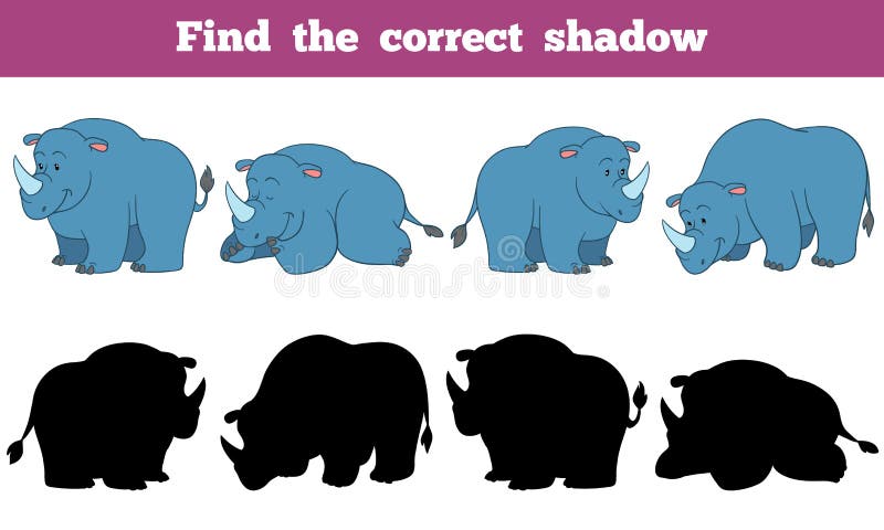 Find the correct shadow (rhino)