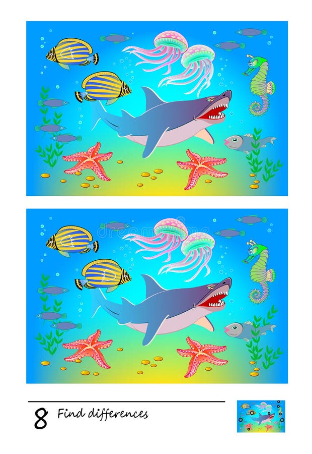 Shark Games -  - Brain Games for Kids and Adults