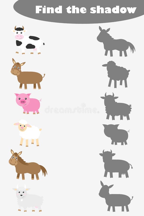 Farm Animals Worksheet Stock Illustrations – 1,260 Farm Animals Worksheet  Stock Illustrations, Vectors & Clipart - Dreamstime